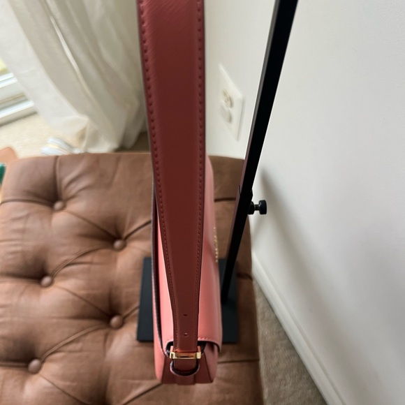 Kate Spade Madison Saffiano Leather Shoulder Bag in Coral Pink - Picture 3 of 10